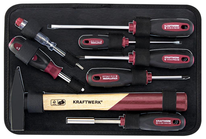 Kraftwerk Profi-Alu-Werkzeugkoffer 123-tlg